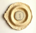 Papier-maché muurplaat-handtekening