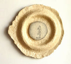 Papier-maché muurplaat-handtekening