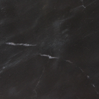 Ovale marmeren salontafel - zwart - 120x60x38 cm