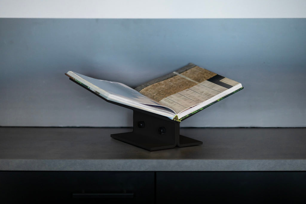 Y-Bookstand - recht laag - poedercoat