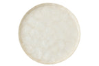 J-Line decoratie plateau Schelp - polyresin - wit - L