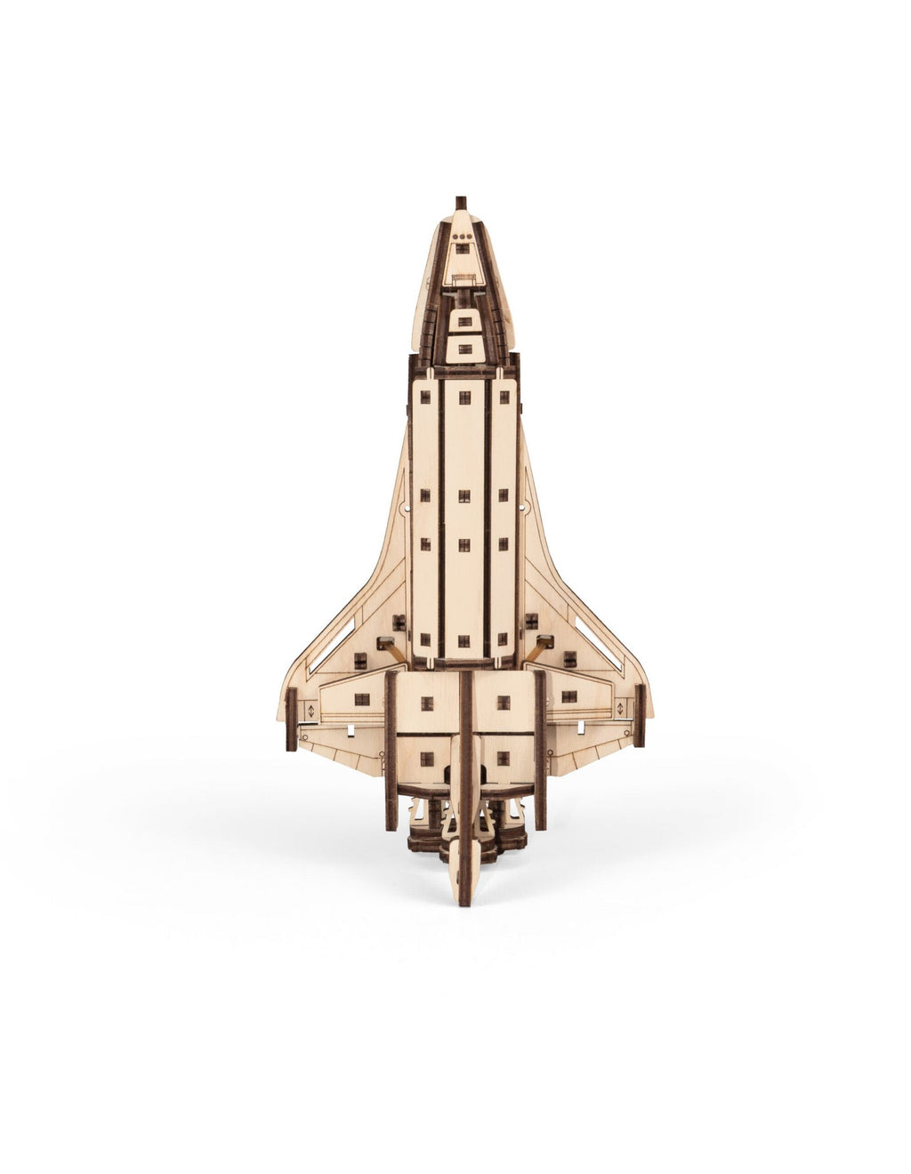 Eco Wood Art (EWA) DIY 3D Mechanische Houten Puzzel, Space Shuttle, 4554, 33,5x22,3x17,0