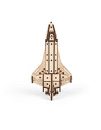 Eco Wood Art (EWA) DIY 3D Mechanische Houten Puzzel, Space Shuttle, 4554, 33,5x22,3x17,0