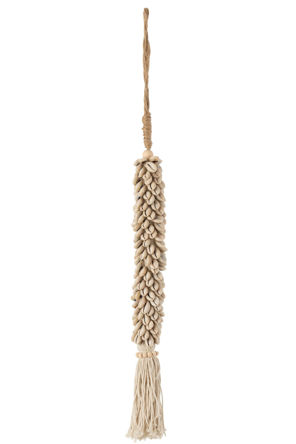 J-Line hanger Schelpen Touw - katoen - naturel