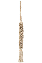 J-Line hanger Schelpen Touw - katoen - naturel