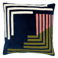 Dutch Decor Remy - Kussen 45x45 cm Insignia Blue - blauw