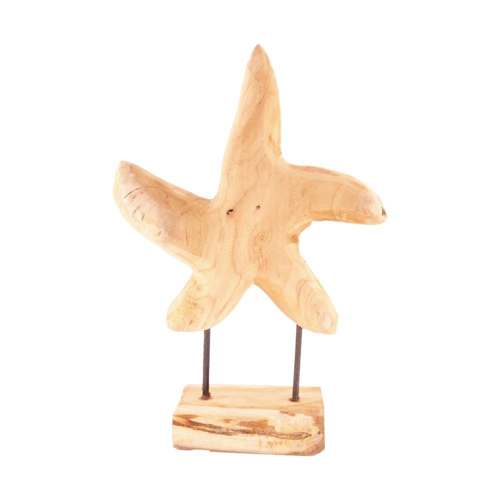 Zeester teak 28x10x40cm naturel