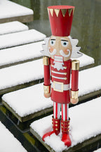 J-Line figuur Notenkraker - ijzer - rood/goud - large