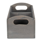 Brievenhouder 30x15x13 cm Grijs Hout Postbakje