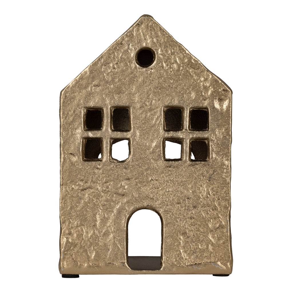 T-lichthouder Belderri Goud 12x19cm