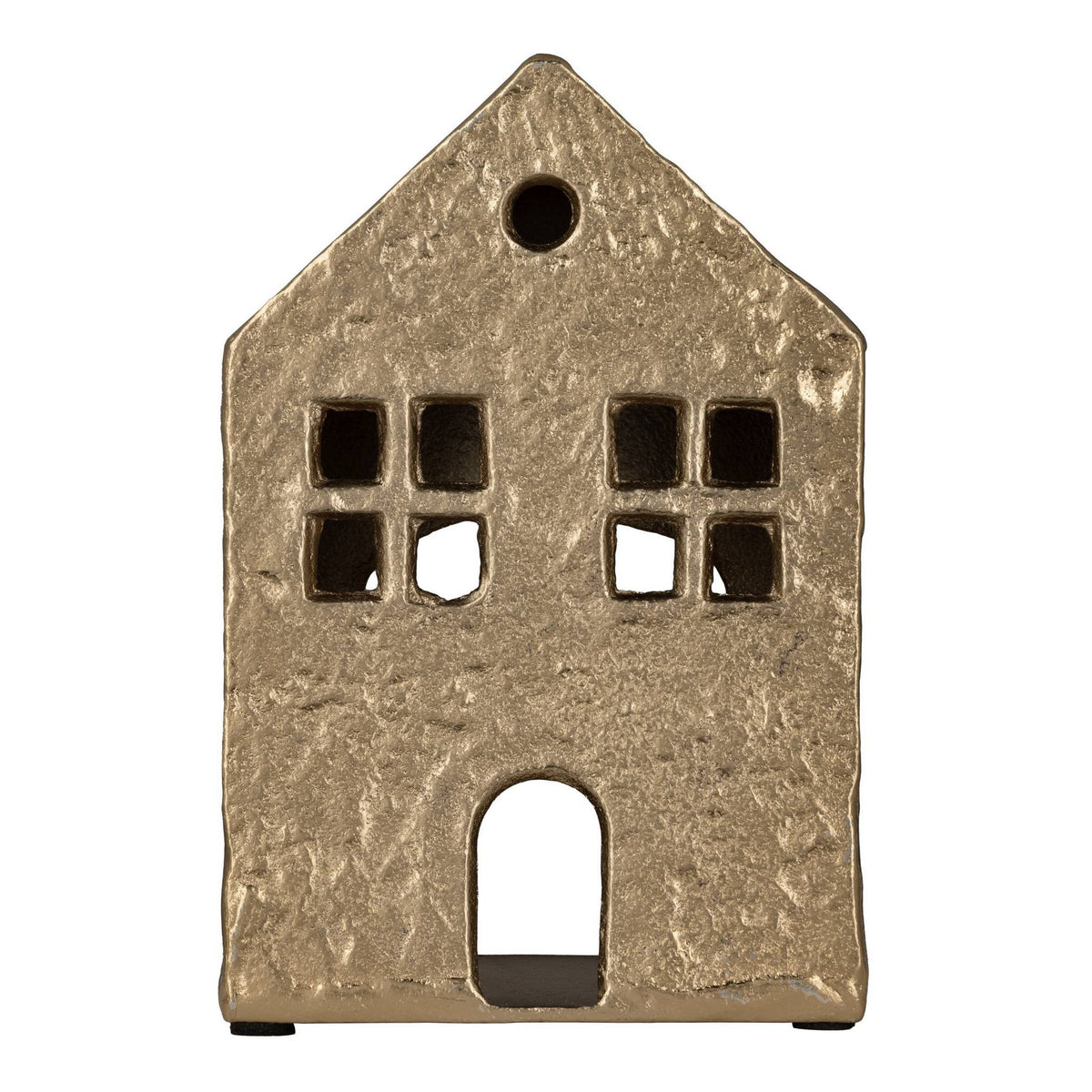 T-lichthouder Belderri Goud 12x19cm