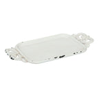 Decoratie Dienblad 16x8x1 cm Wit IJzer Serveerschaal