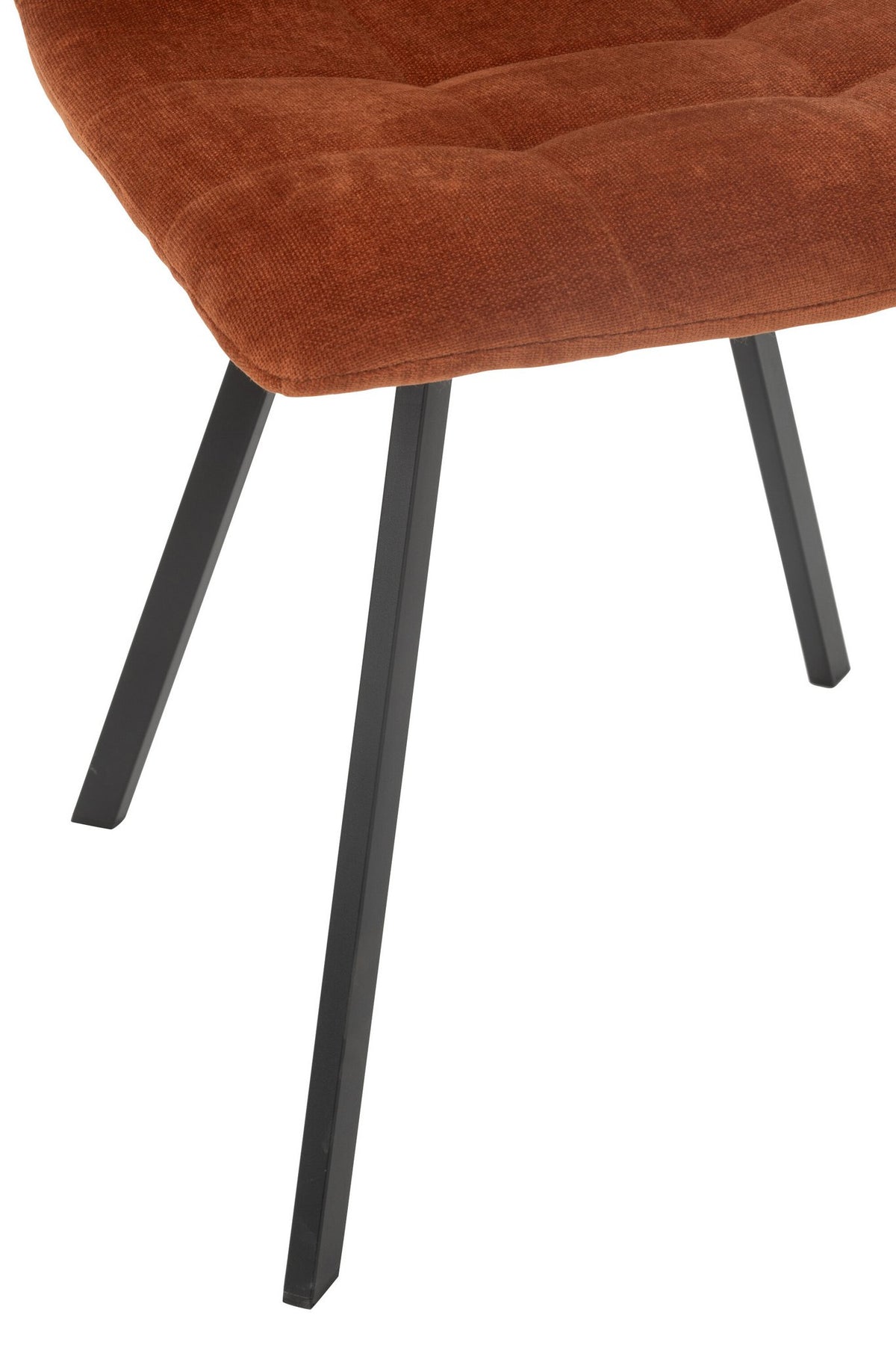 J-Line Eetstoel Clark Metaal/Polyester Roest