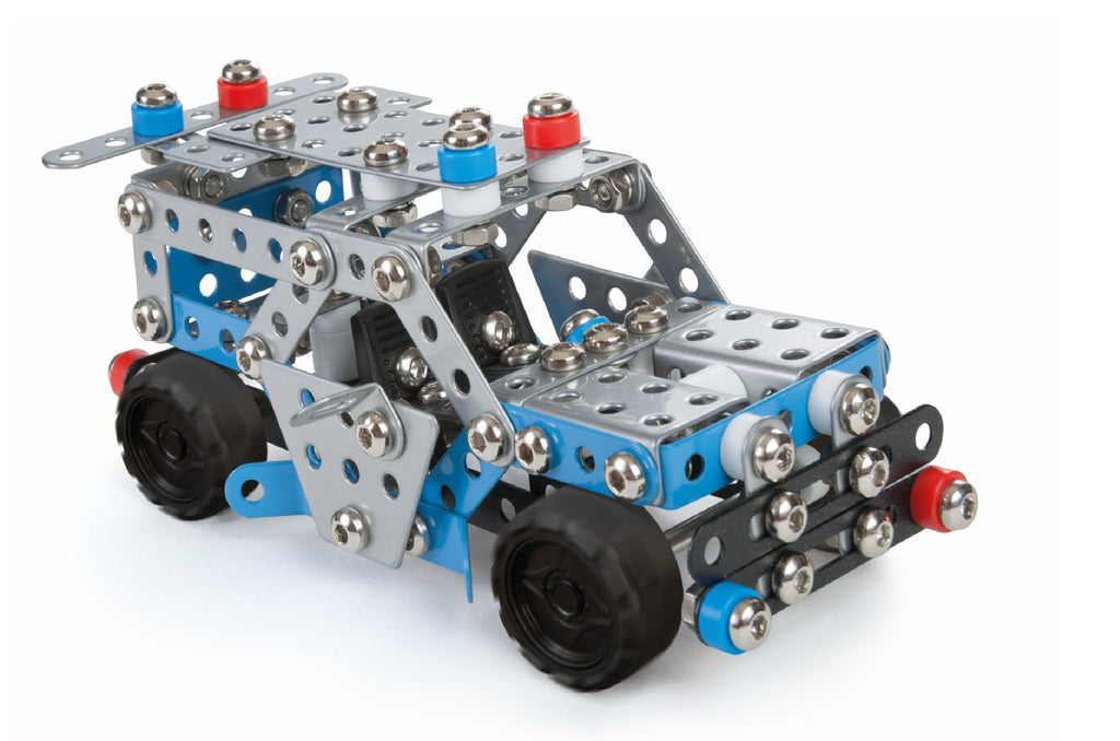 Constructieset DIY Politieauto- metaal