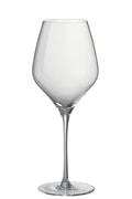 J-Line glas rode wijn Leti - glas - transparant - 6 stuks