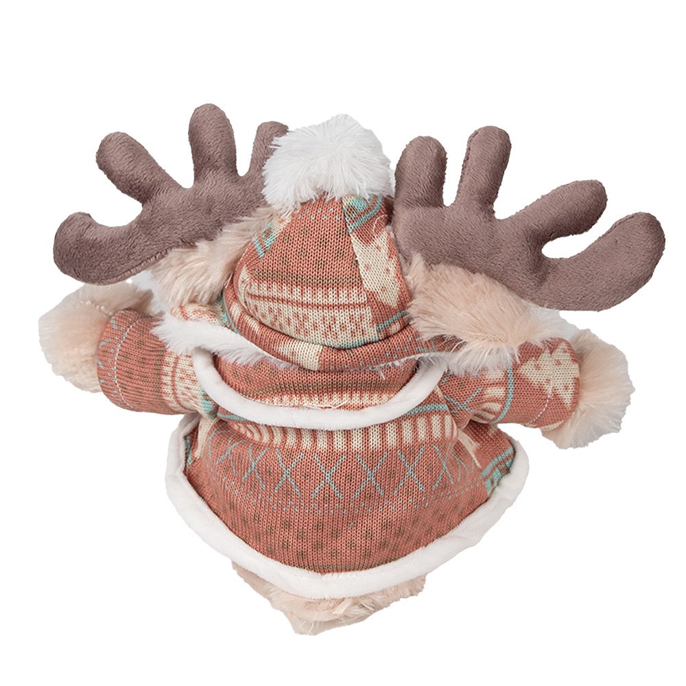 Knuffel Rendier 21x22x22 cm Bruin Pluche