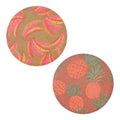 Placemat roze groen 2 assorti