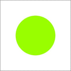 Blanco etiketten - Rond 25mm - fluor groen