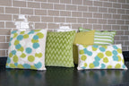 Miley Kussen groen blauw 30x50cm