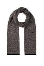 Lycia-sjaal zwart-beige