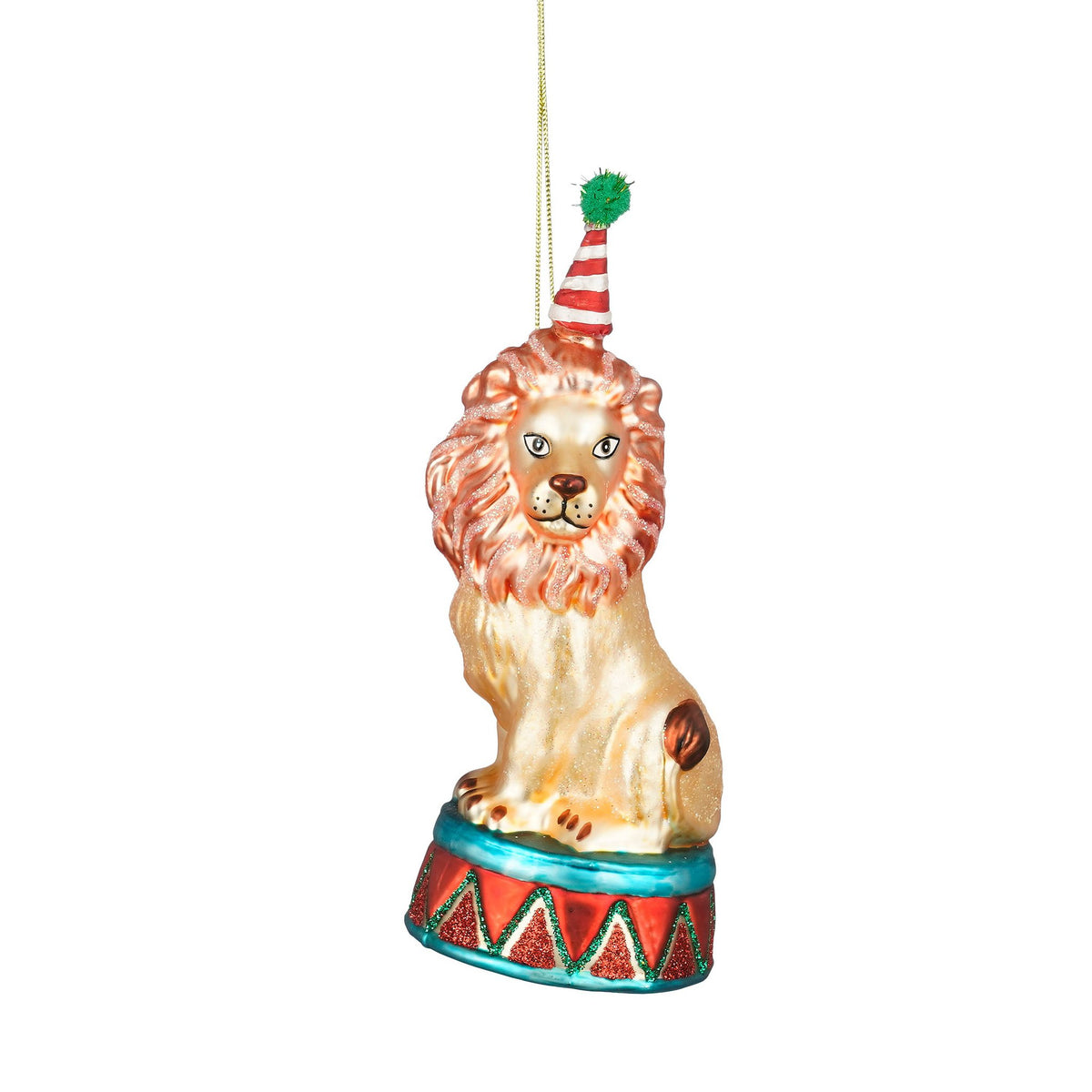 Ornament circus leeuw h14,5xd6