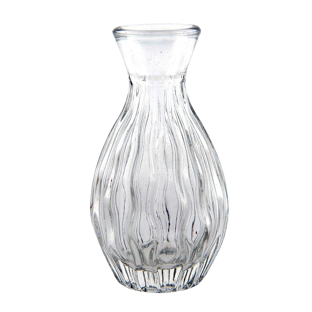 Vaas Ø 6x11 cm Glas Glazen Vaas