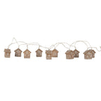 Lichtsnoer 10 Lampjes Gingerbread house LED 150 cm Bruin Kunststof
