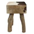 Kruk koe donker bruin vierkant 45cm