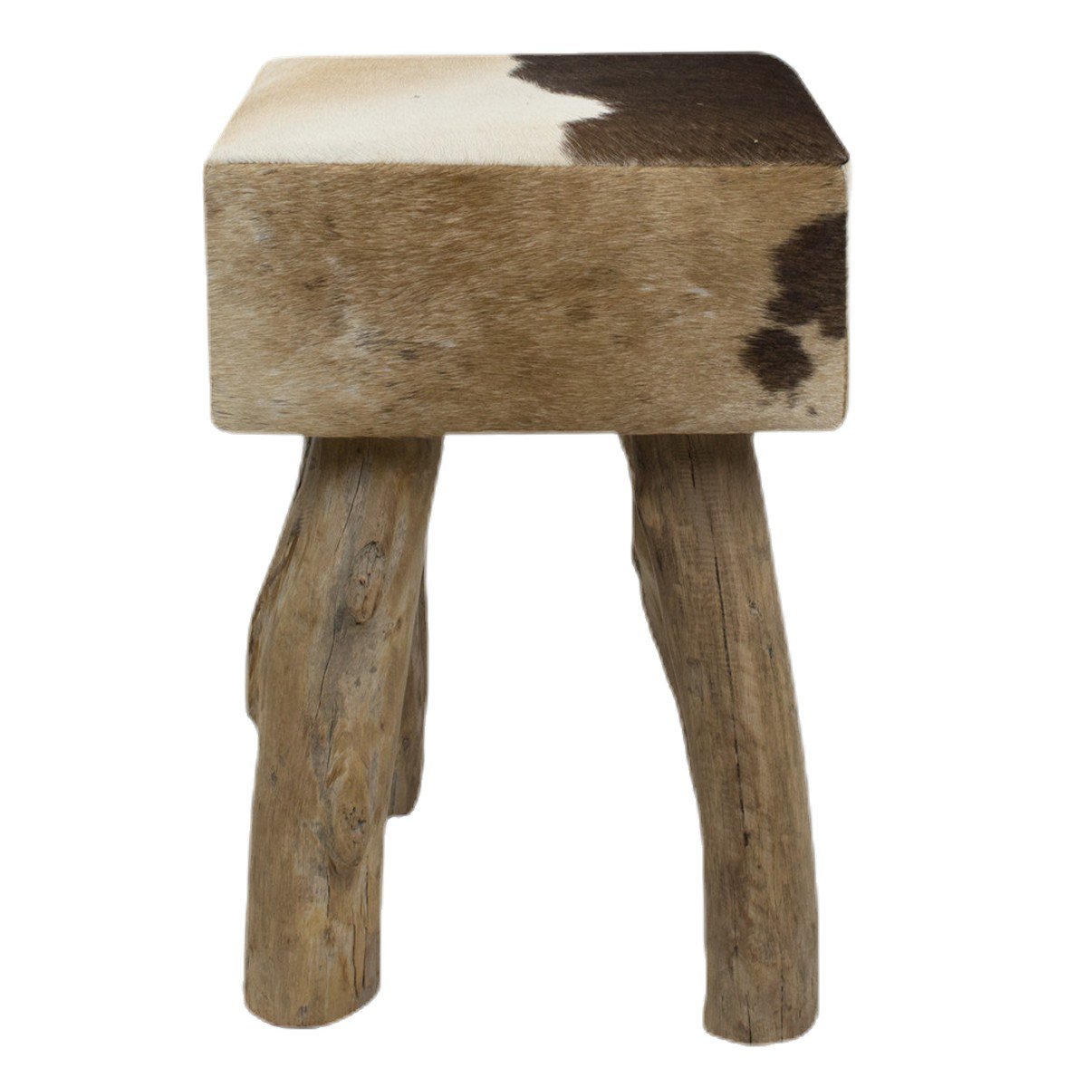 Kruk koe donker bruin vierkant 45cm