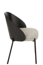 J-Line stoel Lone - multiplex/metaal - zwart/grijs