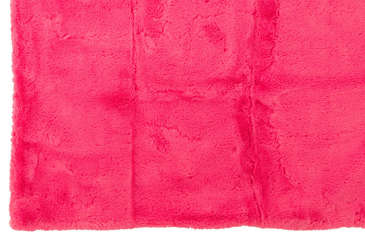 J-Line deken Cutie - polyester - roze