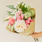 Classic Artificial Bouquet - Pink Elegance