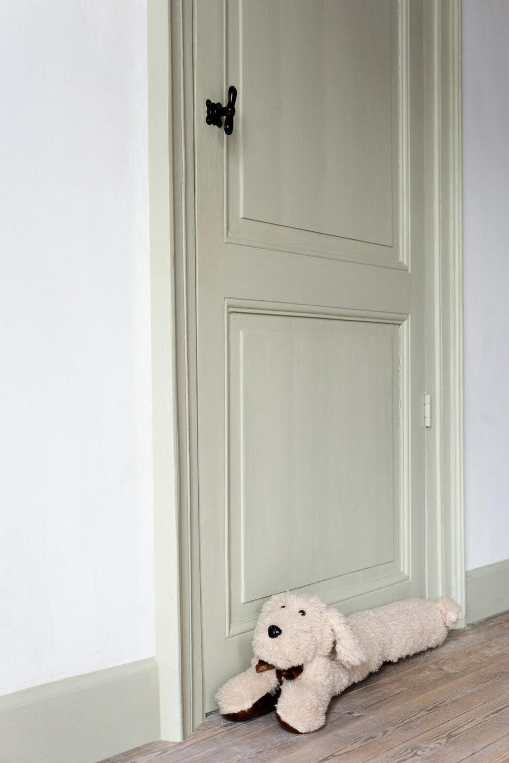 J-Line deurstopper Hond - polyresin - beige