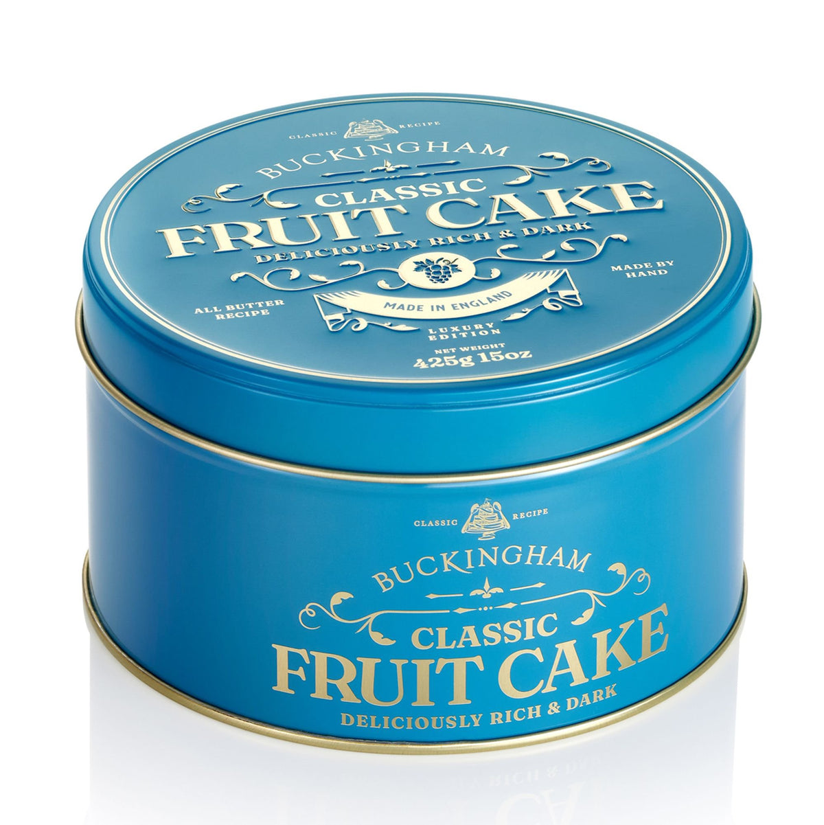 Buckingham Cakes - Classic Fruit Cake - vintage blik