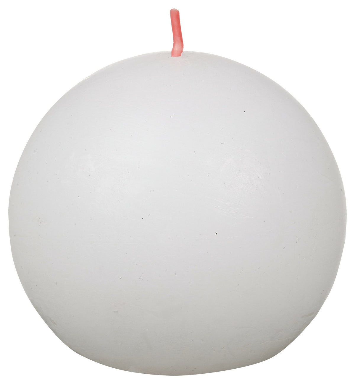 Shine rustiek bolkaars Ø76 Cloudy White