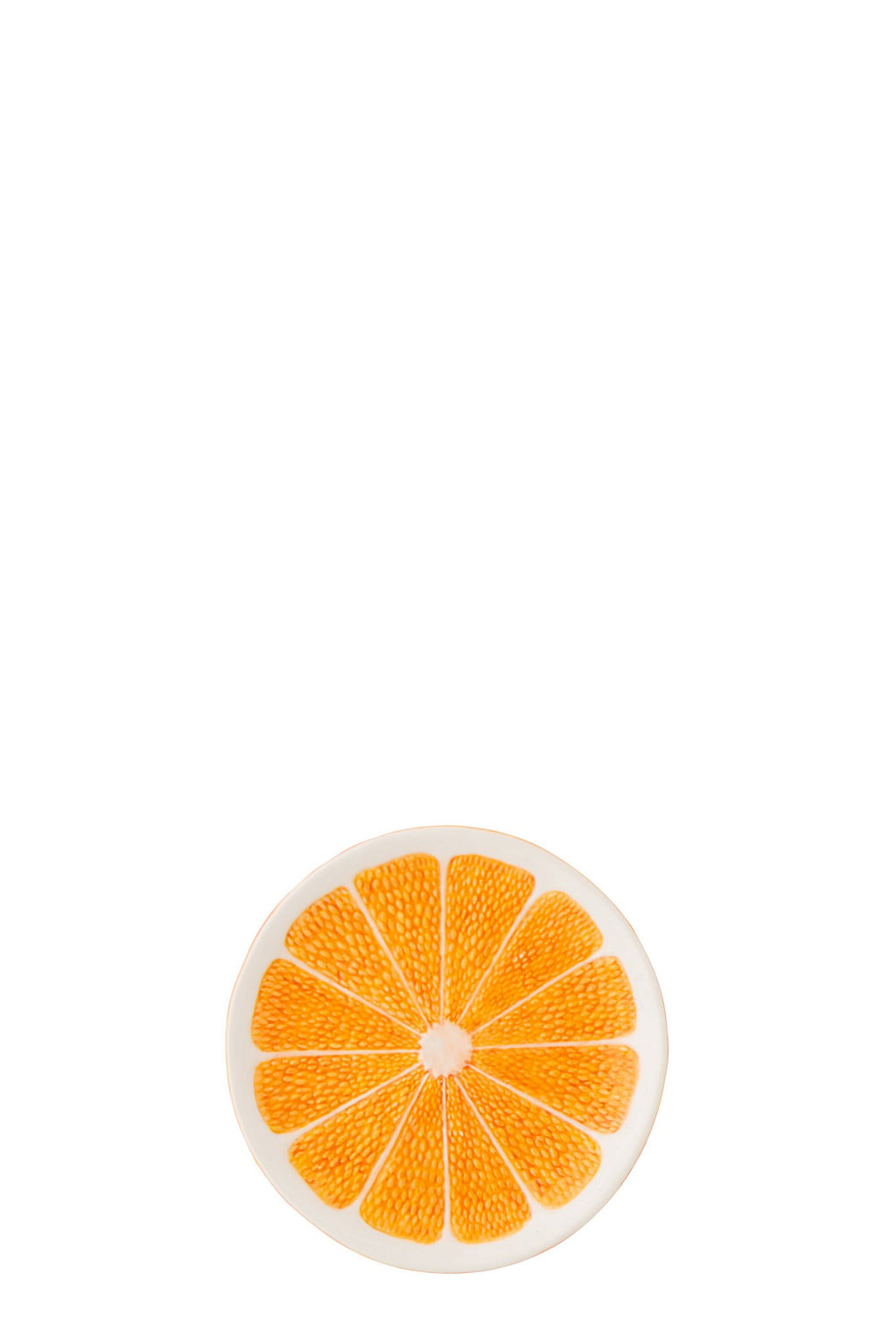 J-Line plateau Oranje Dolomiet - keramiek - oranje/wit
