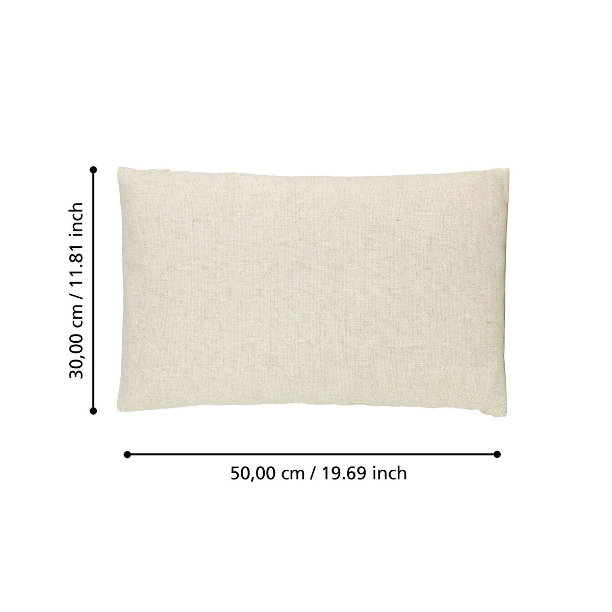 Kussen Iles Crème 50x30 cm