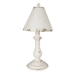 Tafellamp Ø 26x55 cm Wit IJzer Bureaulamp