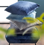 Dutch Decor SKY - Kussen 45x45 cm - Fluweel - Insignia Blauw - Blauw