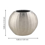 Vaas Abucay Nikkel 15x7x13cm