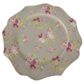 Dinerbord Ø 28 cm Groen Keramiek Bloemen Eetbord