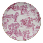 Kop en Schotel 250 ml Roze Porselein Servies