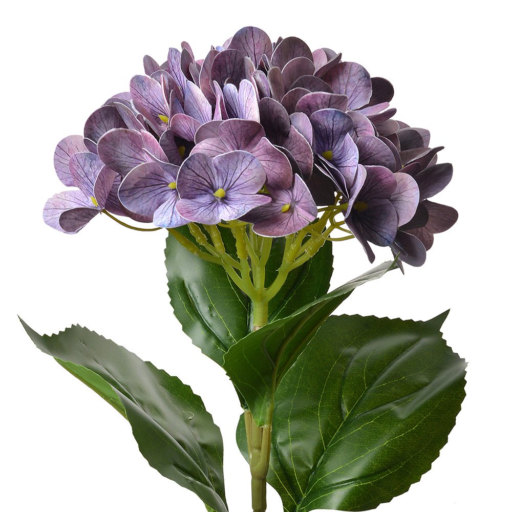 Kunstbloem Hortensia 68 cm Paars Kunststof