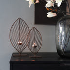 Waxinelichthouder - Minas bronze