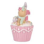 Decoratie Beeld Cupcake 11x9x15 cm Roze Kunststof