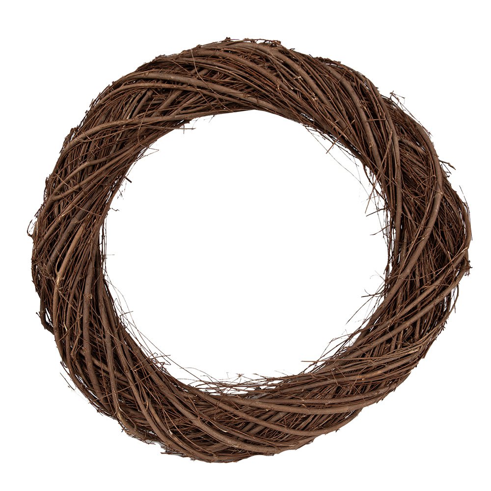Krans Ø 50 cm Bruin Hout
