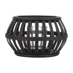 Windlicht Bunawan Zwart 17x11 cm