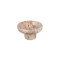 Decoratieve schaal 20xH12cm marmer beige Opus