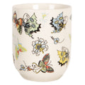 Mok 100 ml Beige Geel Porselein Vlinders Theemok