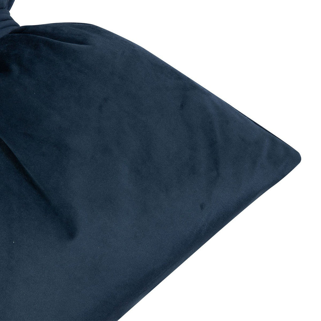 Strik Kussen Fluweel navy 40x60cm
